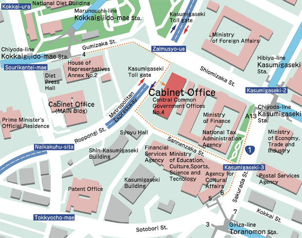 Access map (English)