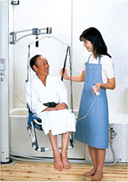 家庭用入浴介護支援リフトの写真