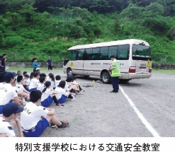 特別支援学校における交通安全教室