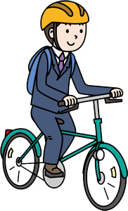 交通安全イラスト集 004 自転車通行帯のある直線道路 交通安全対策 内閣府