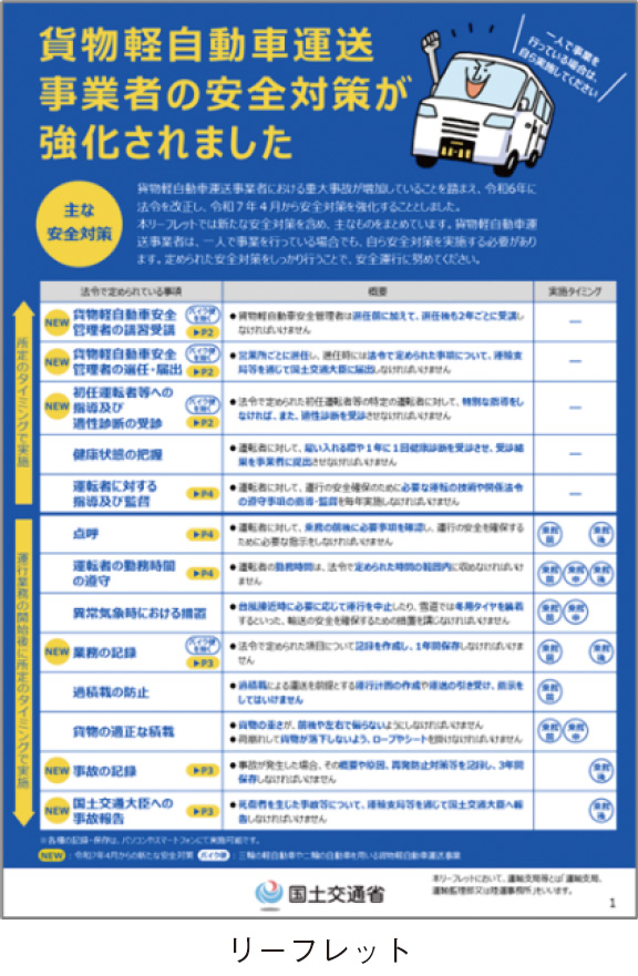 リーフレット