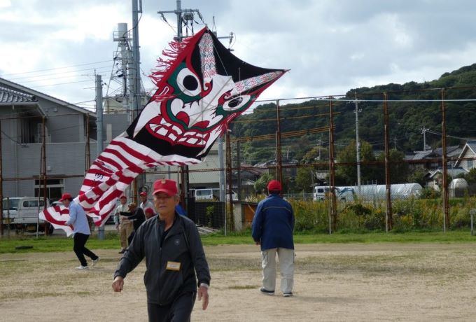 全国凧あげ大会 in 見島