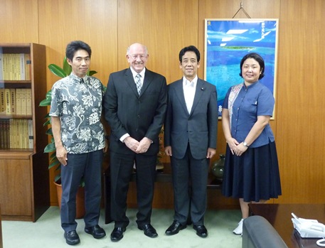 沖縄科学技術大学院大学学長の表敬訪問