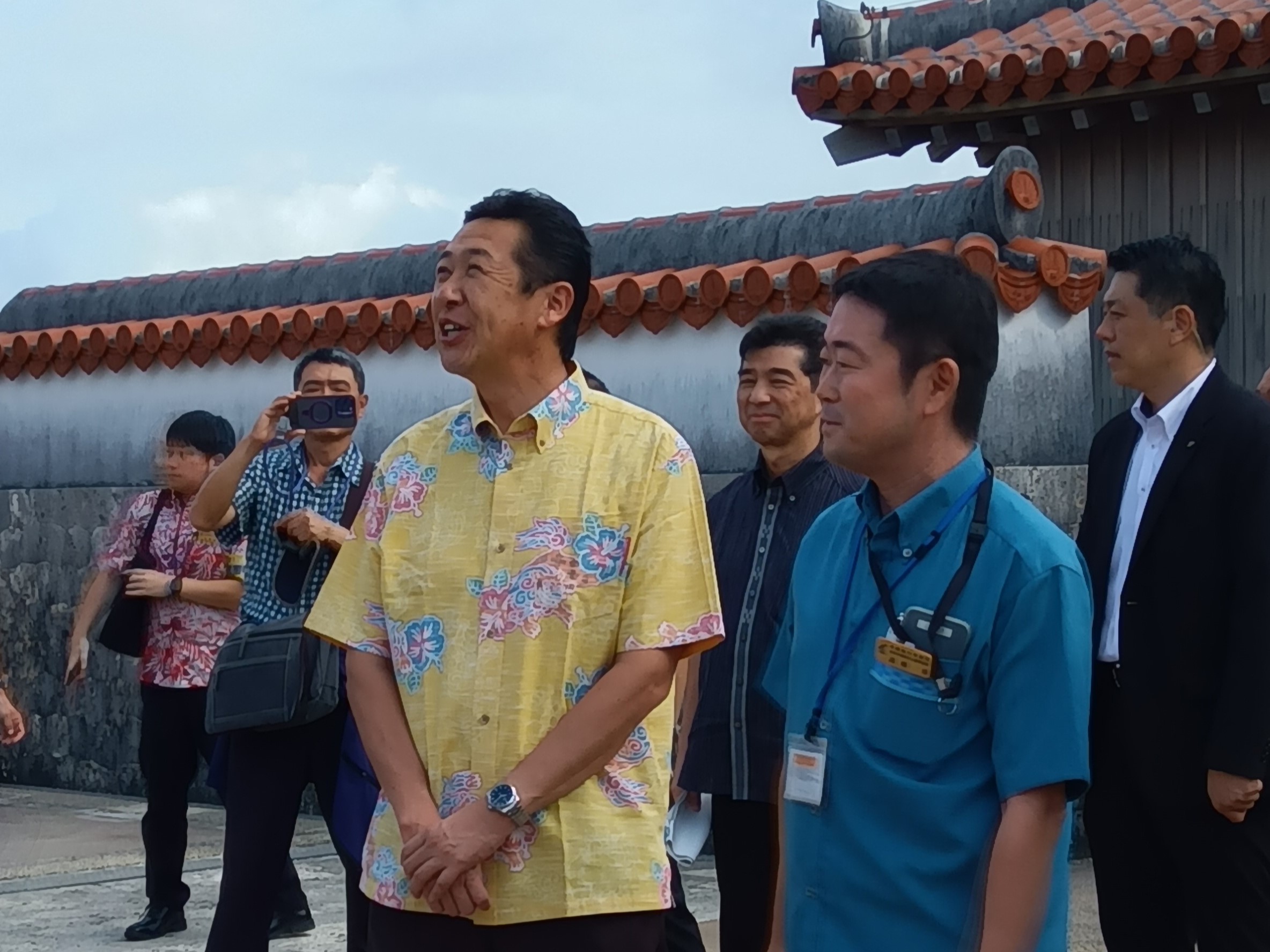 首里城 視察(那覇市)