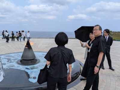 平和の礎　視察（糸満市） 