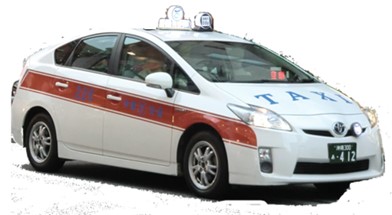 タクシーの車体