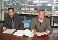 佐々木博隆さん（右）と青山勇二さん（左）のお写真
