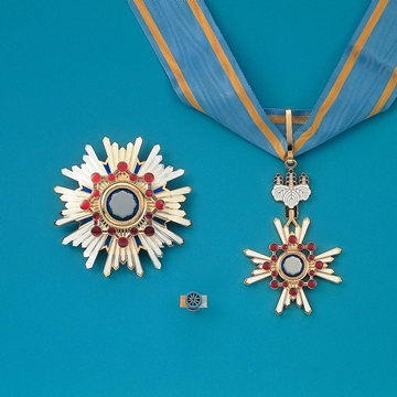 The Order of the Sacred Treasure, Gold and Silver Star