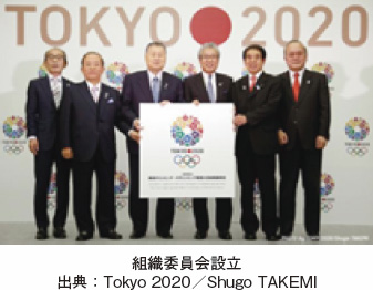 組織委員会設立　出典：Tokyo 2020／Shugo TAKEMI
