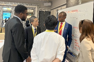 日本青年海外派遣における、海外での活動の様子